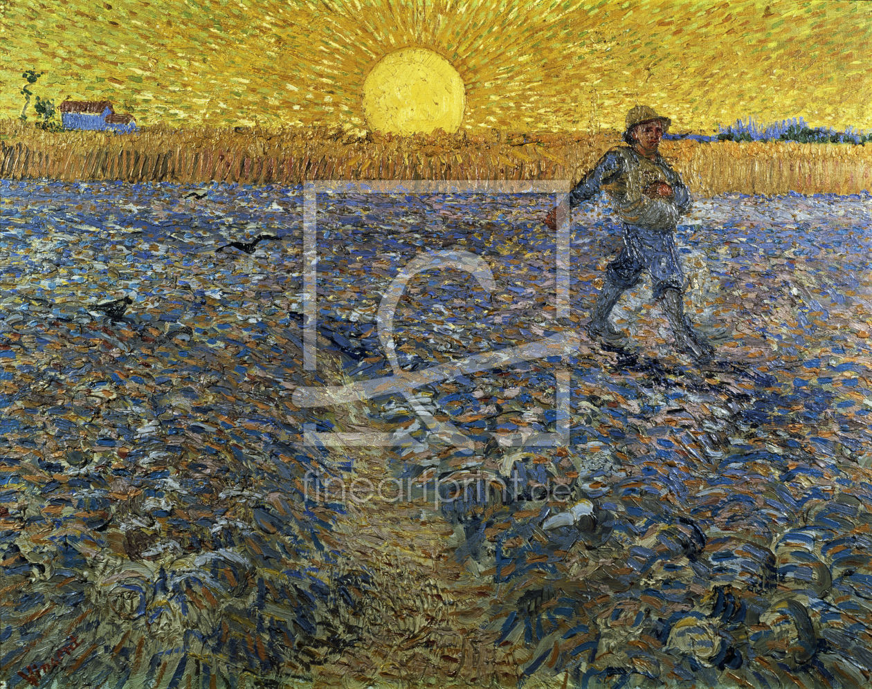 Bild-Nr.: 30003520 Van Gogh, Sower at sunset,  1888. erstellt von van Gogh, Vincent