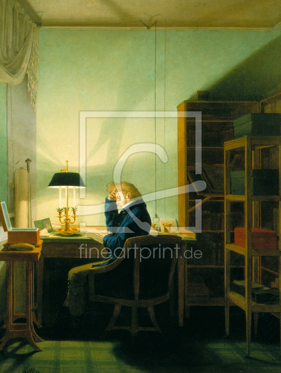 Bild-Nr.: 30003590 Kersting / Reading by Lamplight / 1814 erstellt von Kersting, Georg Friedrich