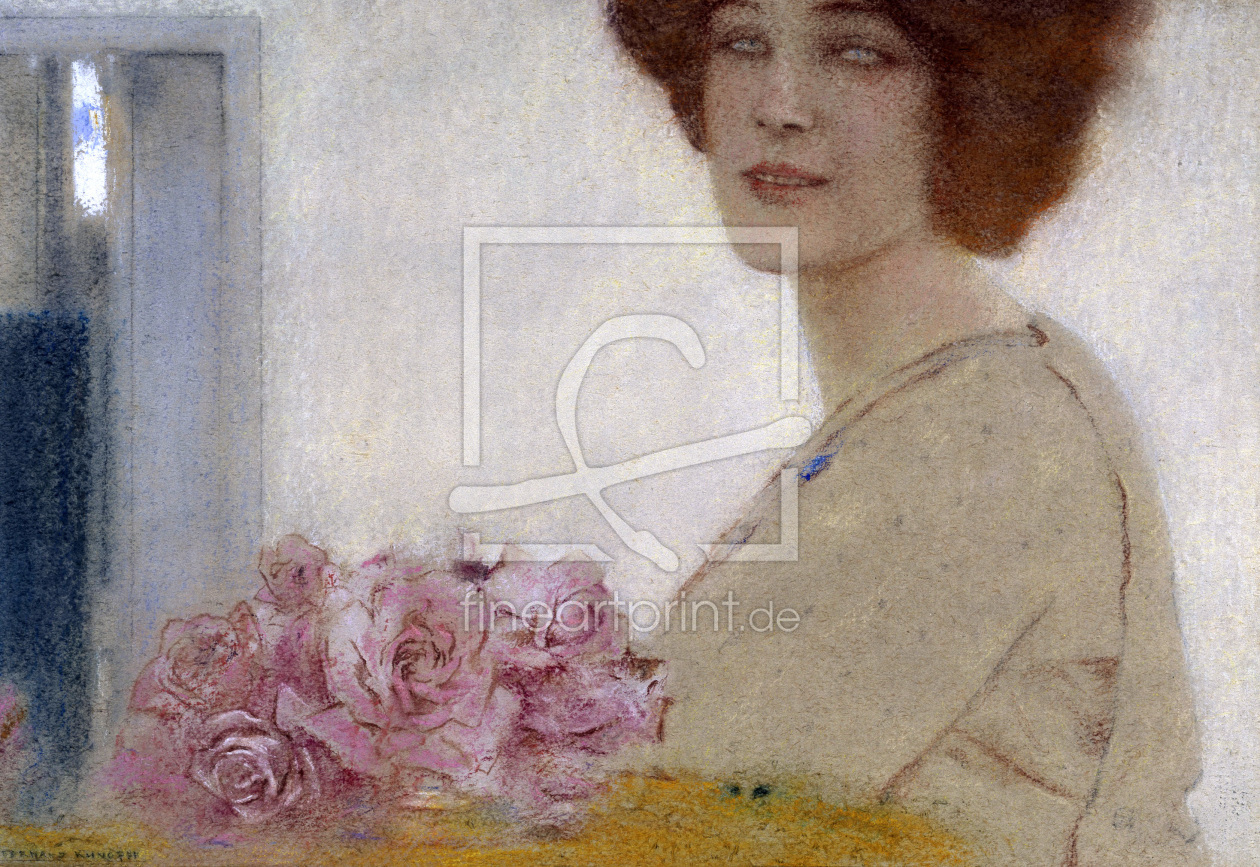 Bild-Nr.: 30003608 Fernand Khnopff / Roses. erstellt von Khnopff, Fernand