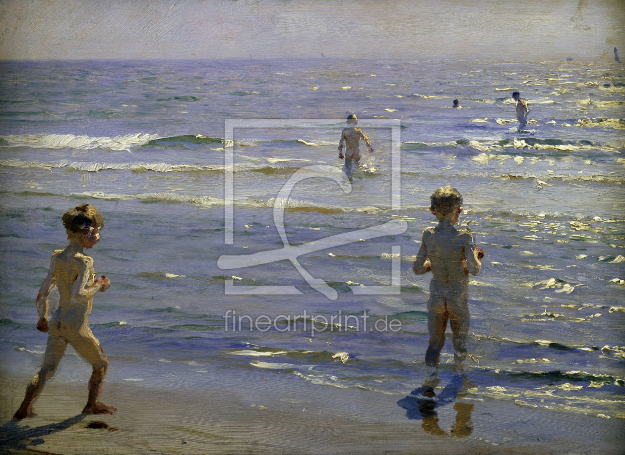 Bild-Nr.: 30003706 P.S.Kroeyer, Boys bathing. erstellt von Kroyer, Peter Severin