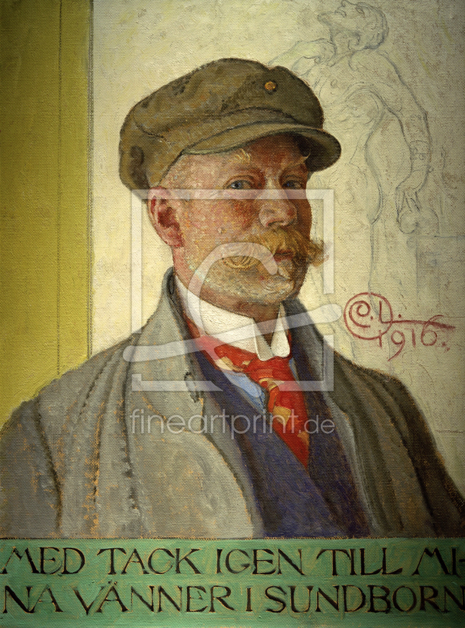 Bild-Nr.: 30003778 Carl Larsson, Self portrait / 1916 erstellt von Larsson, Carl