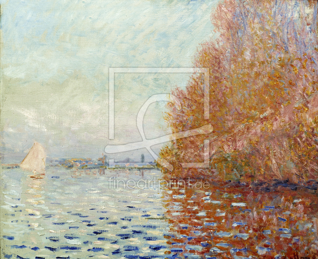 Bild-Nr.: 30003938 Monet / River landscape, autumn / 1900? erstellt von Monet, Claude