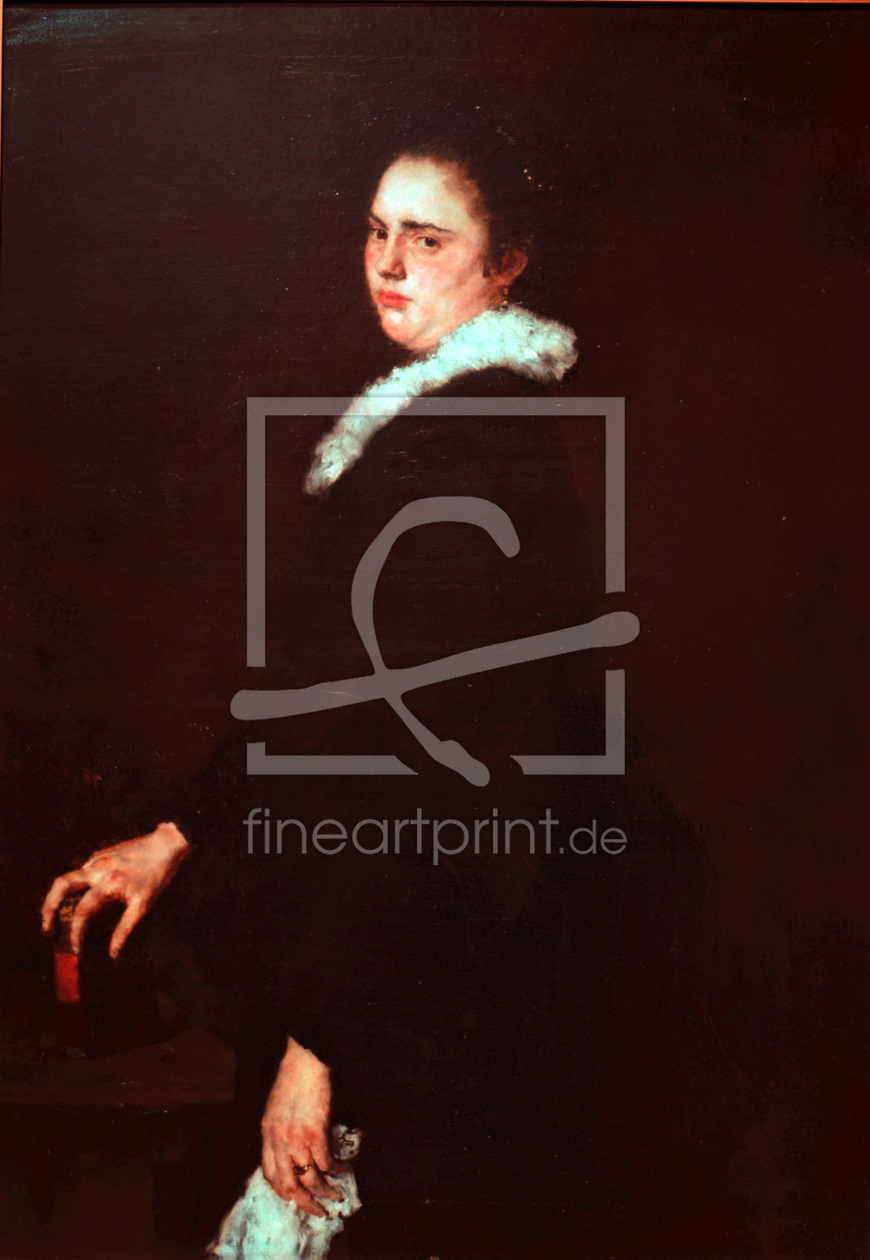 Bild-Nr.: 30003948 W.Leibl / Lady in Black / Paint./ 1872 erstellt von Leibl, Wilhelm Maria Hubertus