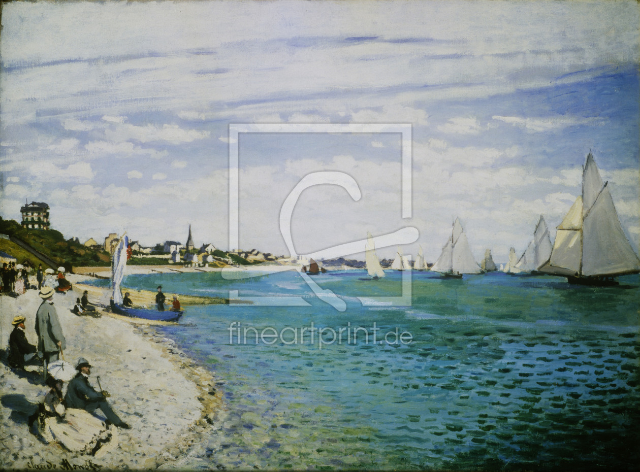 Bild-Nr.: 30004006 C.Monet, Regatta in Sainte-Adresse erstellt von Monet, Claude