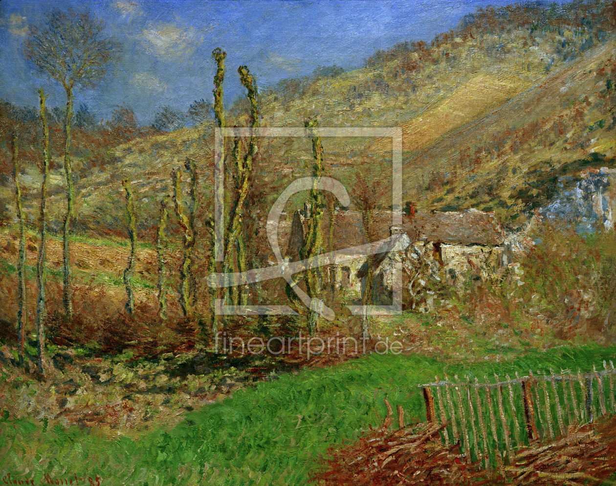 Bild-Nr.: 30004022 C.Monet, Val de Falaise im Winter, 1885 erstellt von Monet, Claude