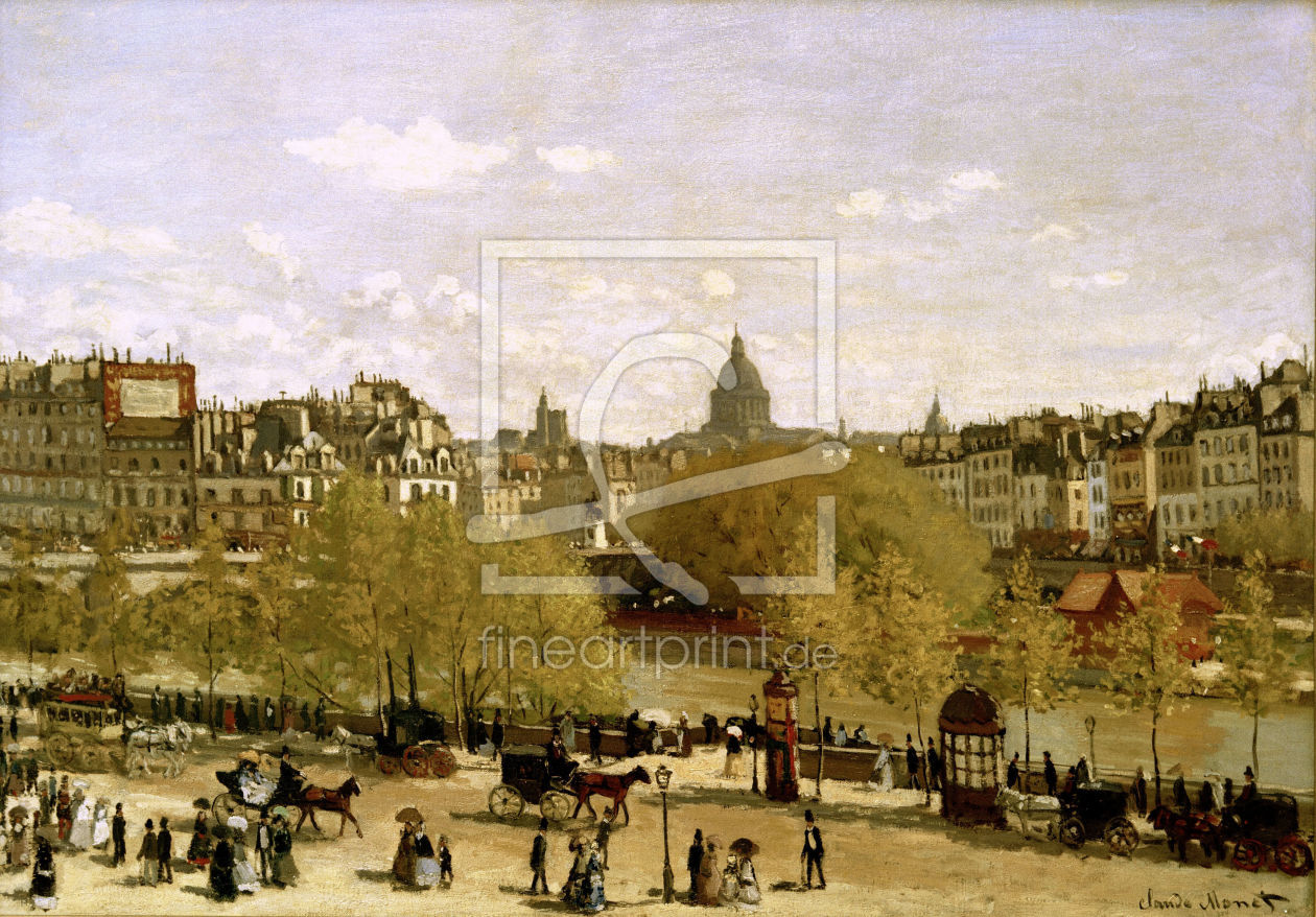 Bild-Nr.: 30004032 Paris, Quai du Louvre /Pai. v. C.Monet erstellt von Monet, Claude