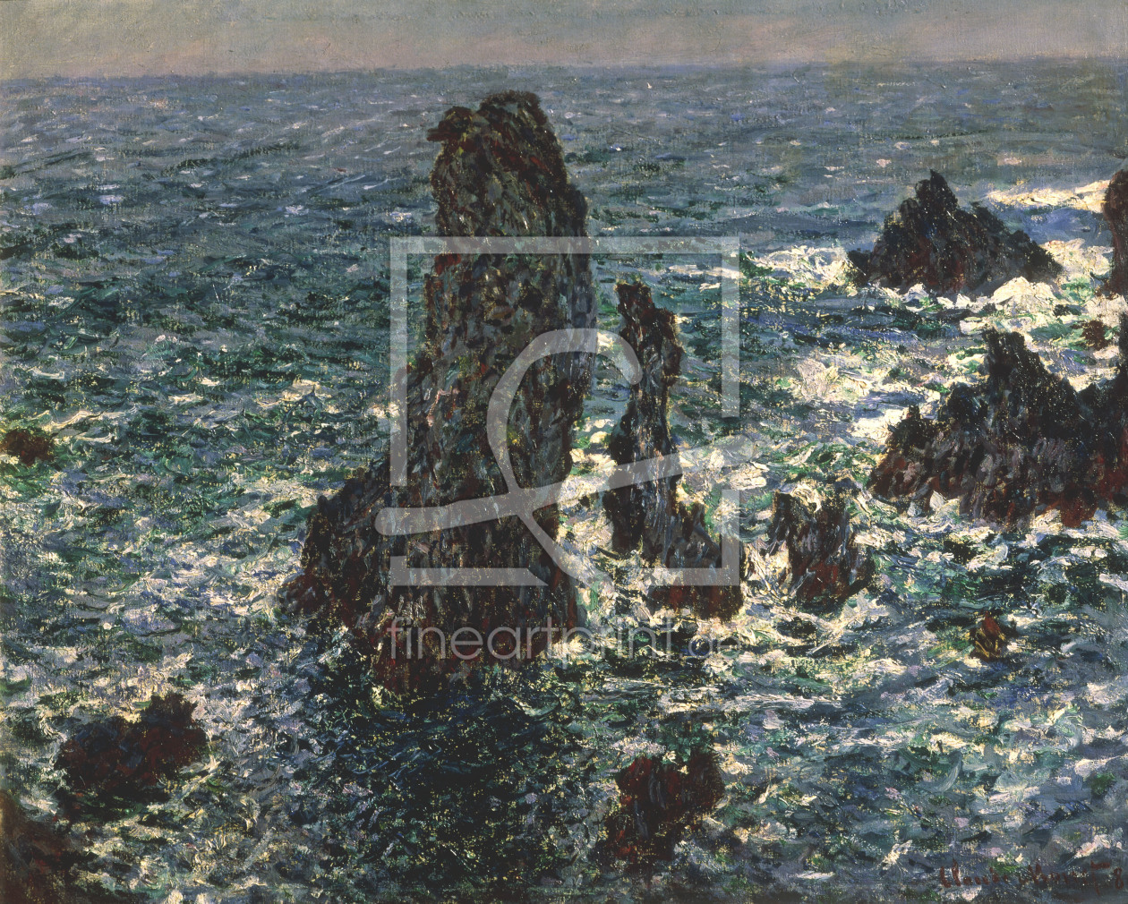 Bild-Nr.: 30004036 Monet / Rocks at Belle-Ile / 1886 erstellt von Monet, Claude