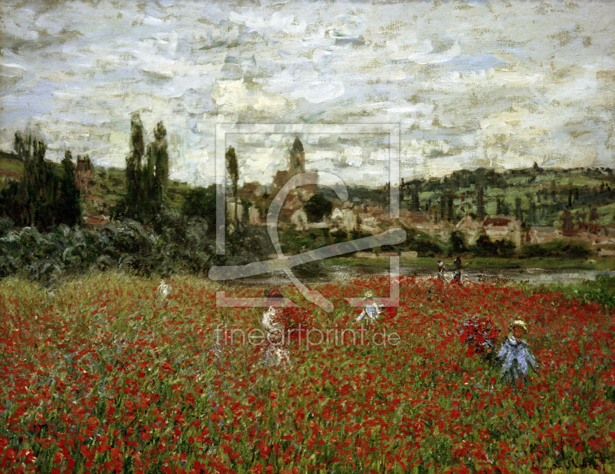 Bild-Nr.: 30004054 Claude Monet, Poppy Field nr. Vétheuil erstellt von Monet, Claude