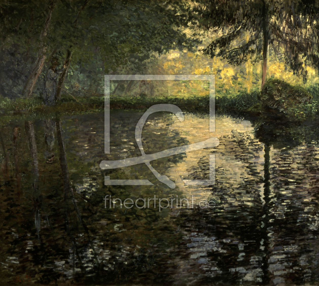 Bild-Nr.: 30004114 Monet / Pond in Montgeron / 1876 erstellt von Monet, Claude