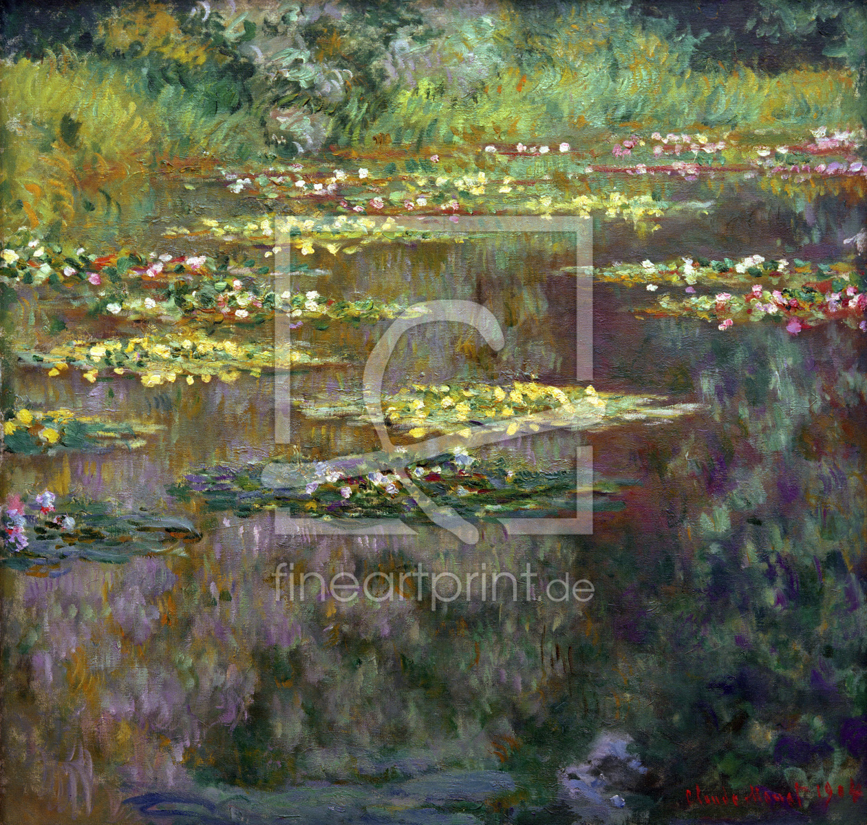 Bild-Nr.: 30004128 C.Monet / Waterlilies / 1904 erstellt von Monet, Claude