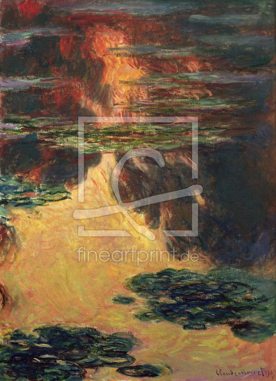 Bild-Nr.: 30004132 Monet / Waterlillies / 1907 erstellt von Monet, Claude