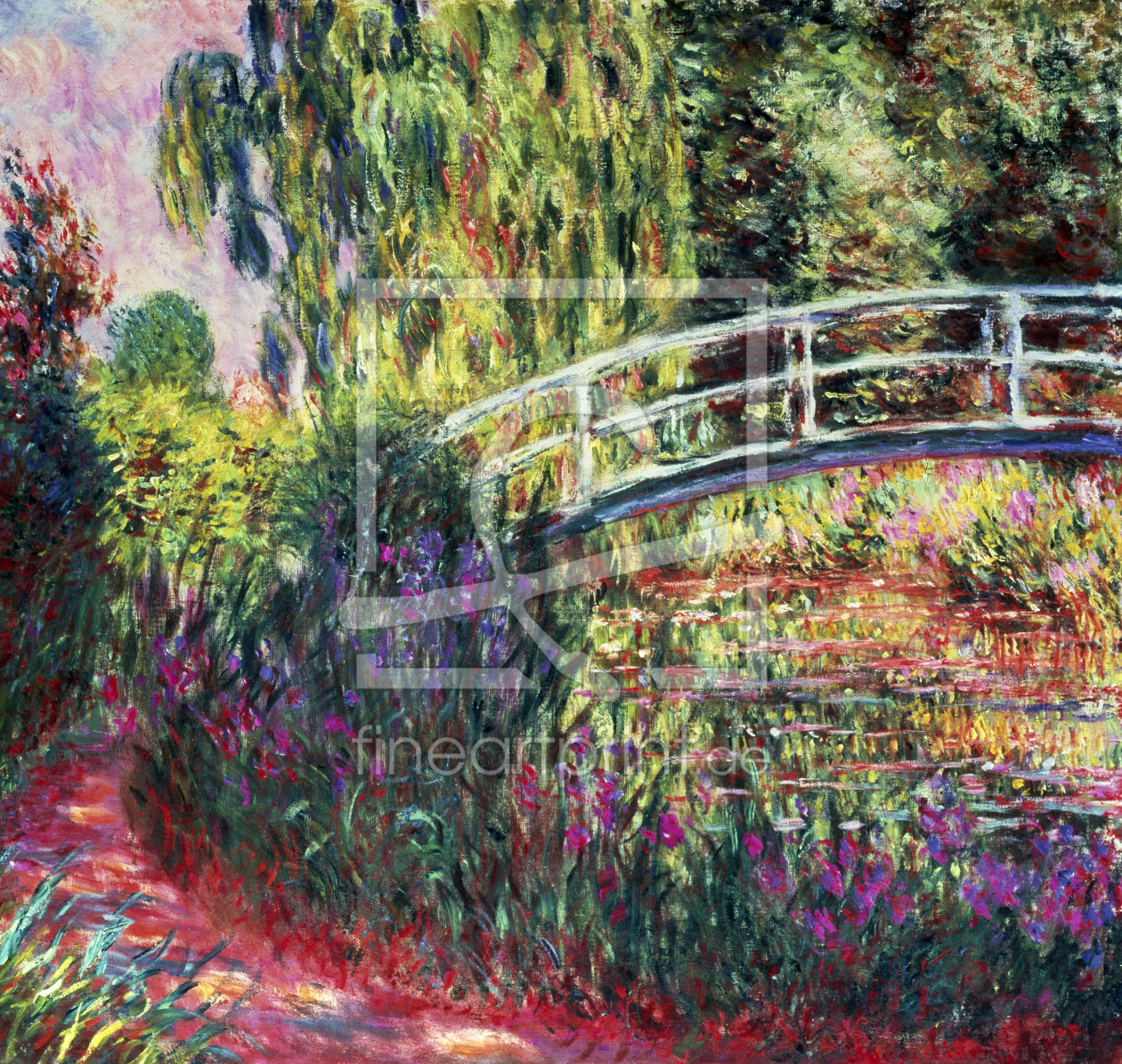 Bild-Nr.: 30004156 Claude Monet, The Japanese Bridge erstellt von Monet, Claude