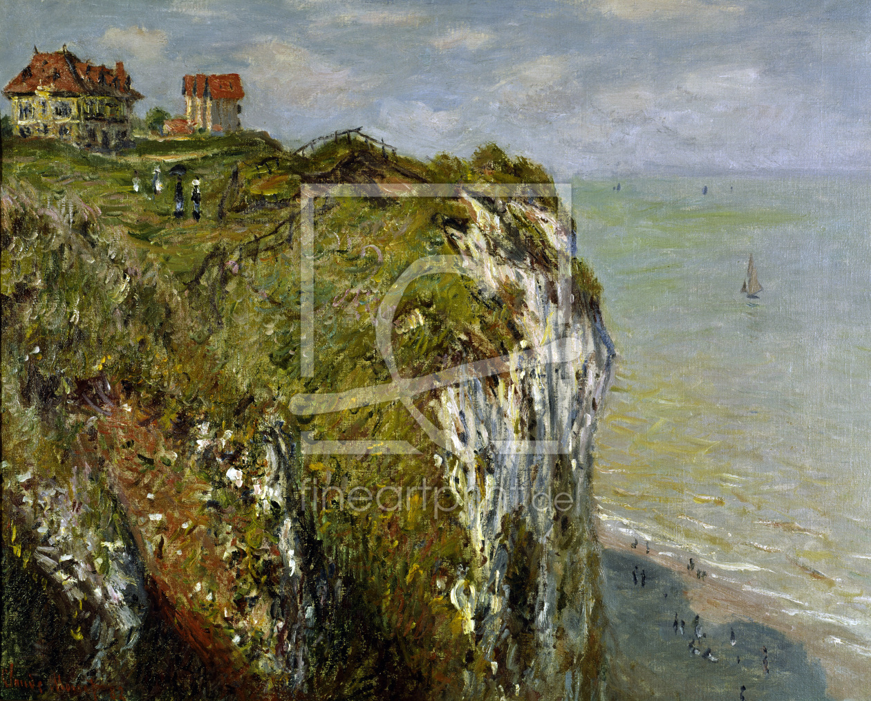 Bild-Nr.: 30004182 C.Monet, Steilküste bei Dieppe erstellt von Monet, Claude