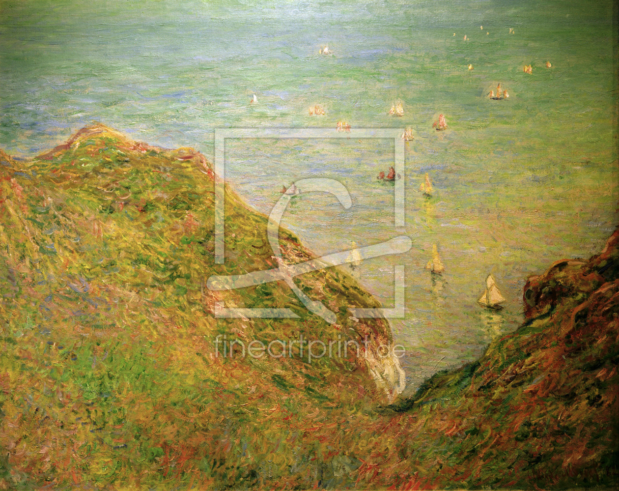 Bild-Nr.: 30004184 C.Monet, Auf der Klippe von Pourville erstellt von Monet, Claude