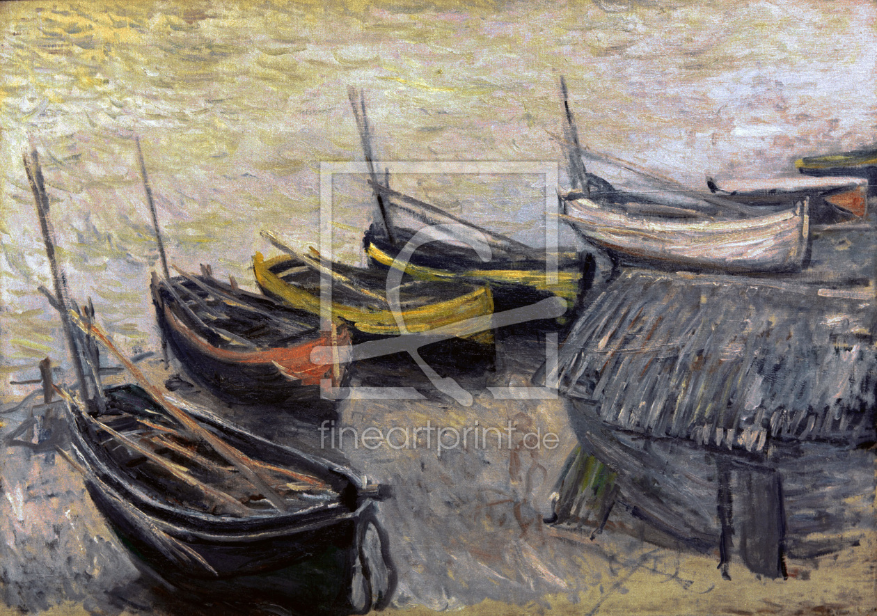 Bild-Nr.: 30004226 Claude Monet, Boote am Strand erstellt von Monet, Claude