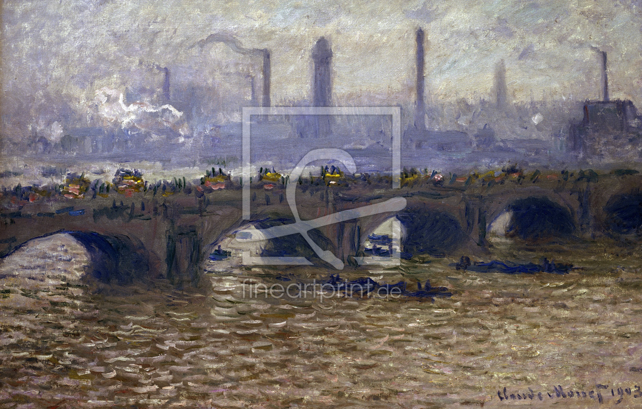 Bild-Nr.: 30004234 Monet / Waterloo Bridge / 1899/1901 erstellt von Monet, Claude