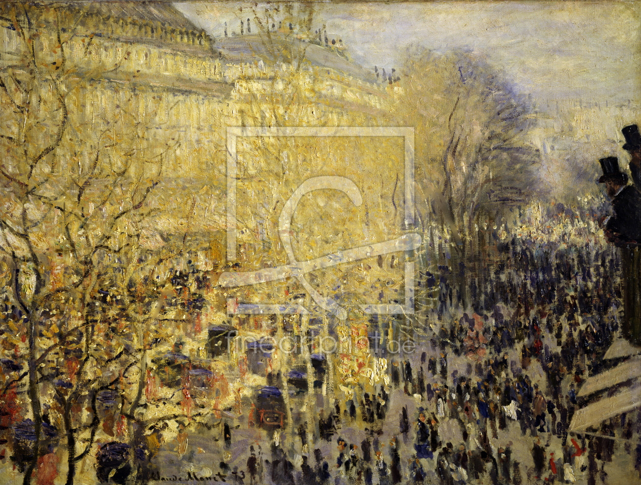Bild-Nr.: 30004248 Monet / Boulevard des Capucines / 1873 erstellt von Monet, Claude
