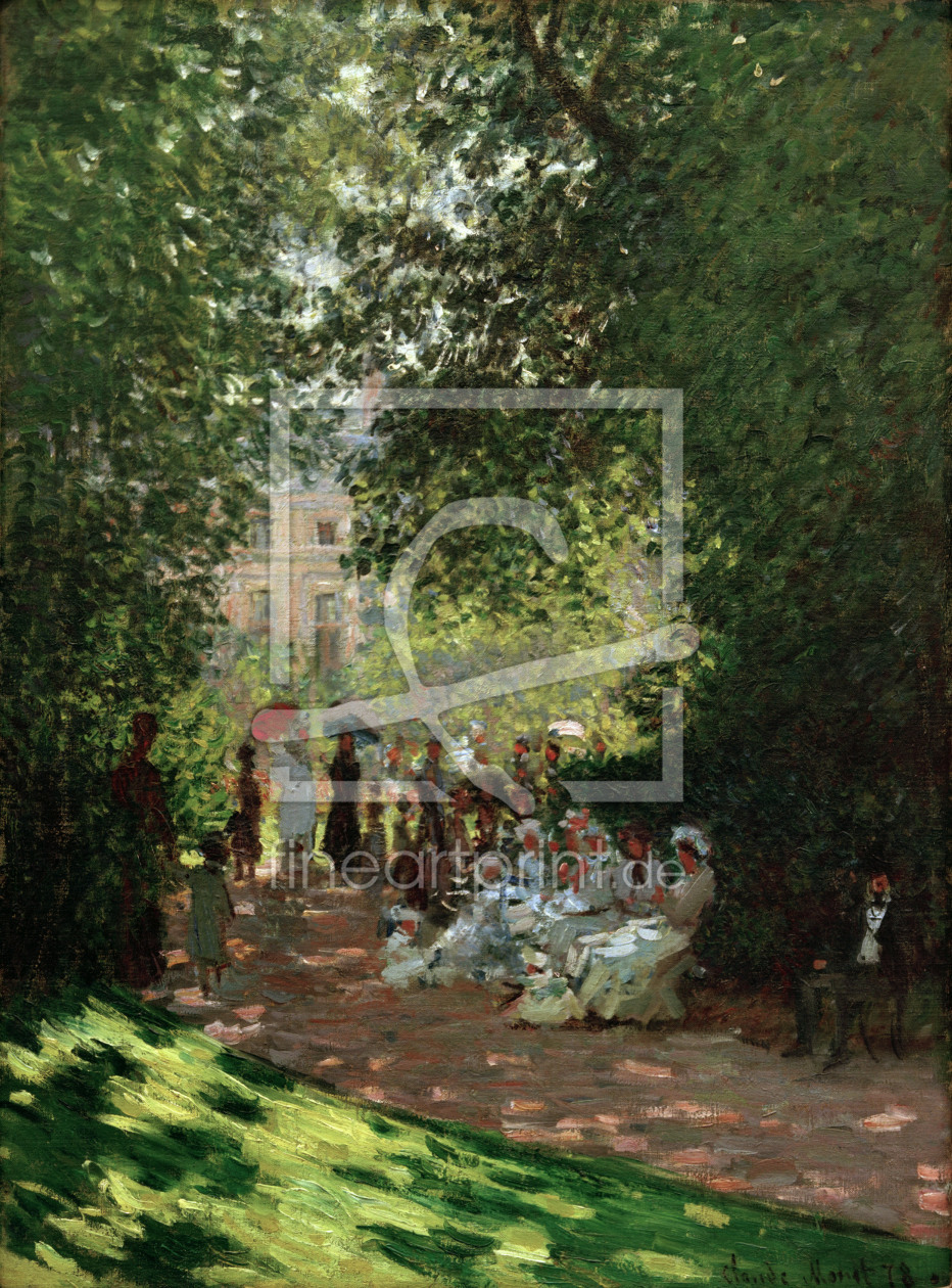 Bild-Nr.: 30004250 Claude Monet, Der Park Monceau erstellt von Monet, Claude