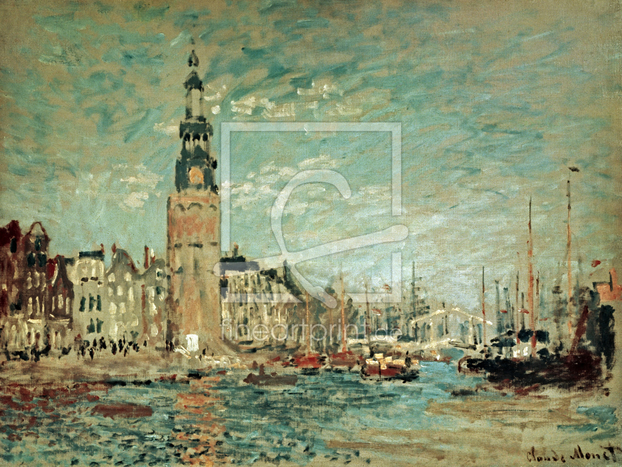 Bild-Nr.: 30004264 C.Monet, Montelbaanstoren erstellt von Monet, Claude