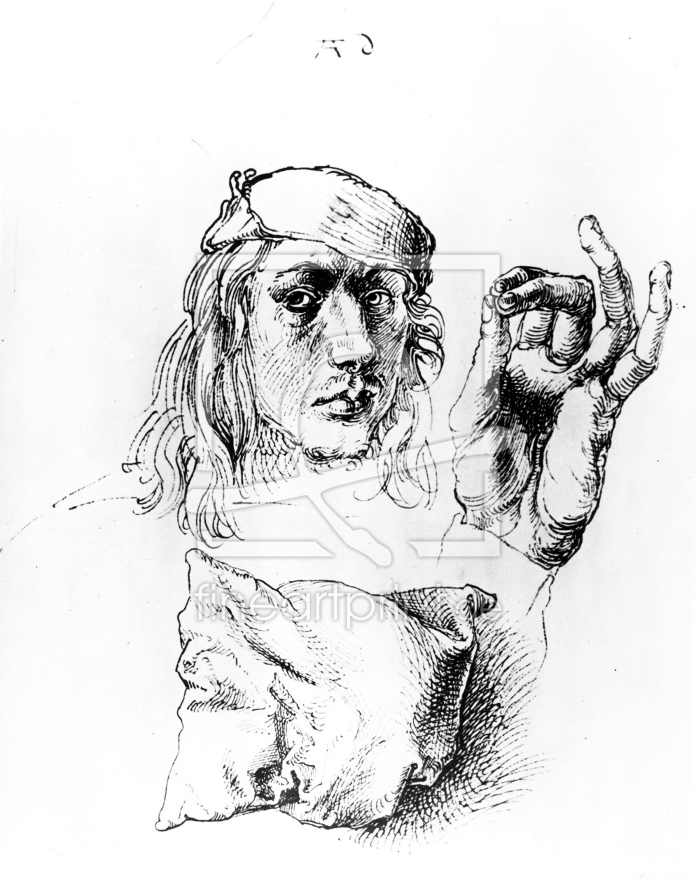 Bild-Nr.: 30004276 Albrecht Dürer / Self-portrait / c.1490 erstellt von Dürer, Albrecht