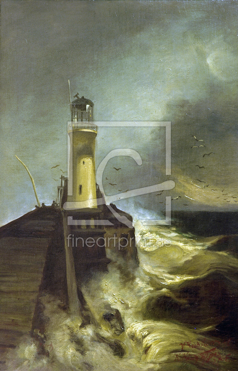 Bild-Nr.: 30004608 W.Leistikov, Mole with Lighthouse erstellt von Leistikow, Walter