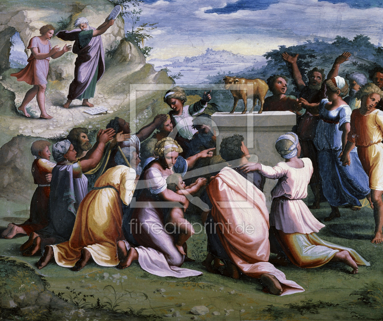 Bild-Nr.: 30004724 Raphael / Dance around the Golden Calf erstellt von Raffaello Santi (Raffael)