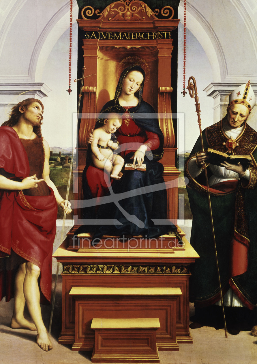 Bild-Nr.: 30004728 Raphael / Madonna Ansidei / c.1503 erstellt von Raffaello Santi (Raffael)