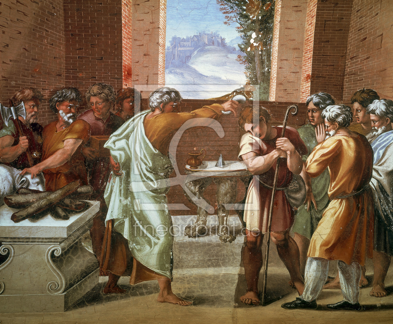 Bild-Nr.: 30004742 Raphael/David annointed by Samuel/c.1515 erstellt von Raffaello Santi (Raffael)
