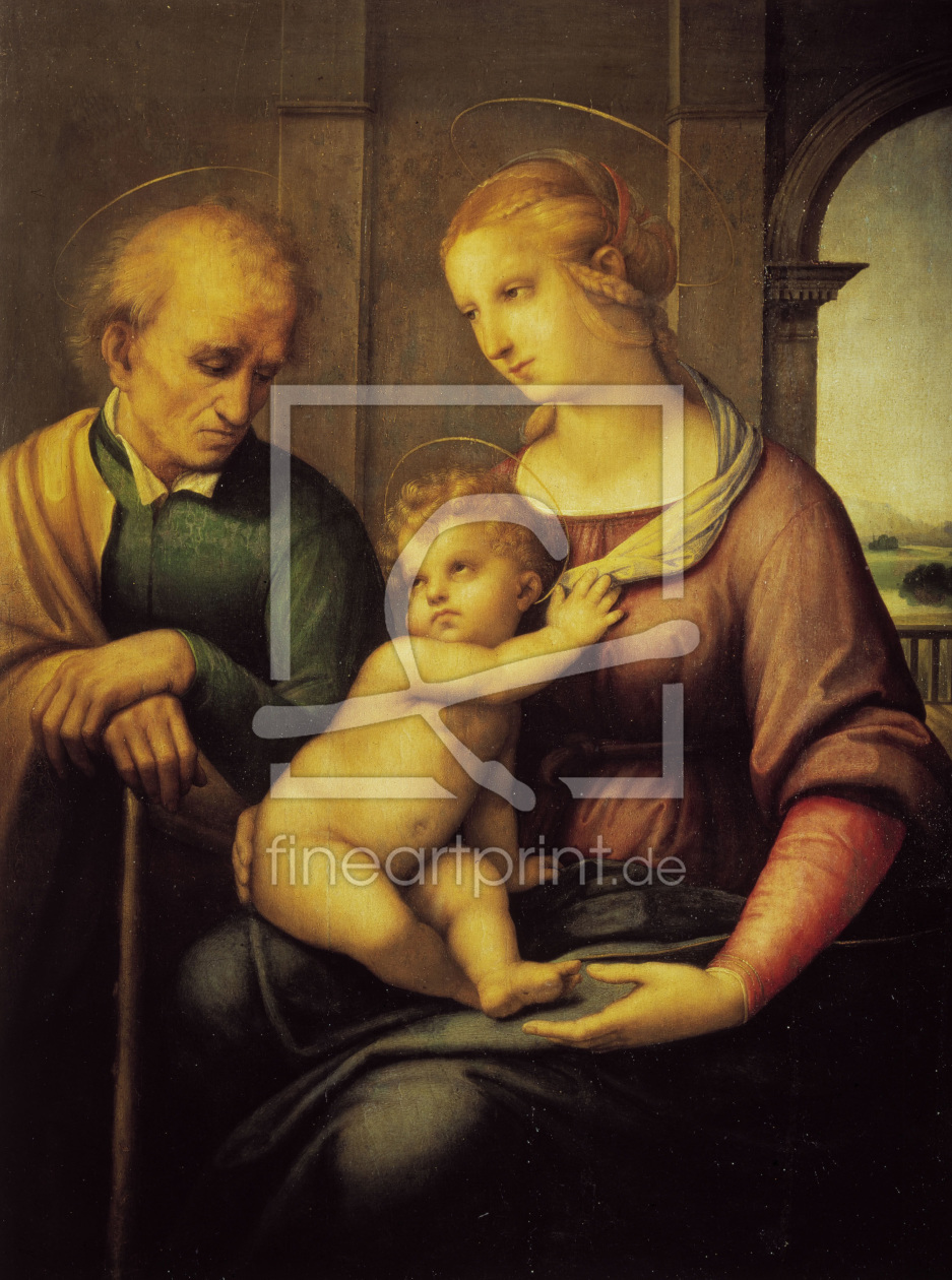 Bild-Nr.: 30004752 Raphael / Holy Family w.beardless Joseph erstellt von Raffaello Santi (Raffael)