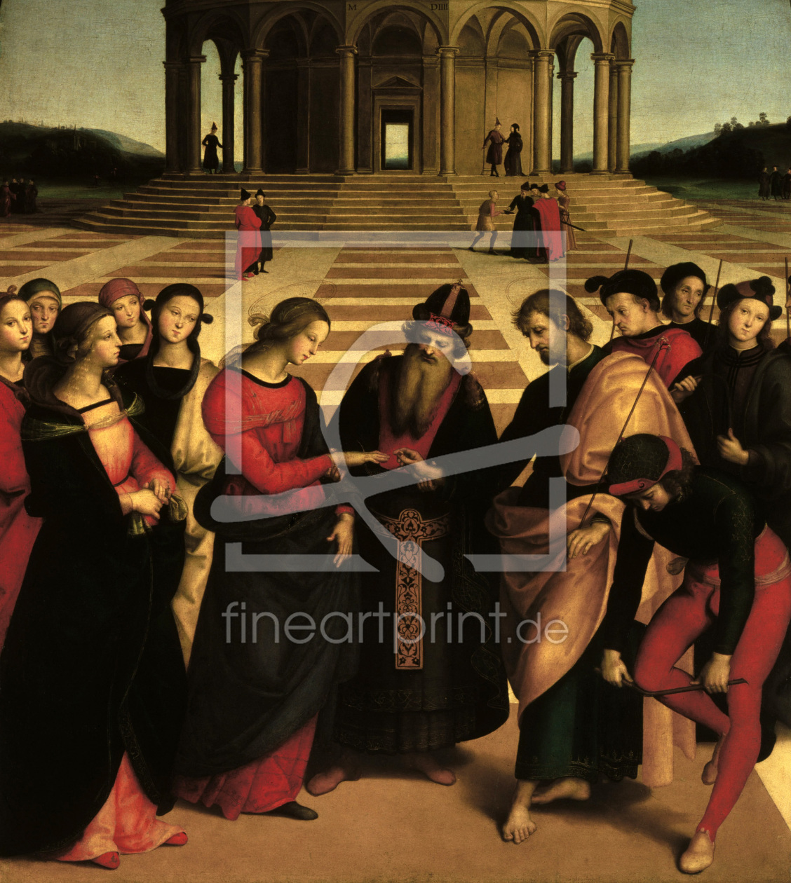 Bild-Nr.: 30004762 Raphael / Marriage of Mary / 1504 erstellt von Raffaello Santi (Raffael)