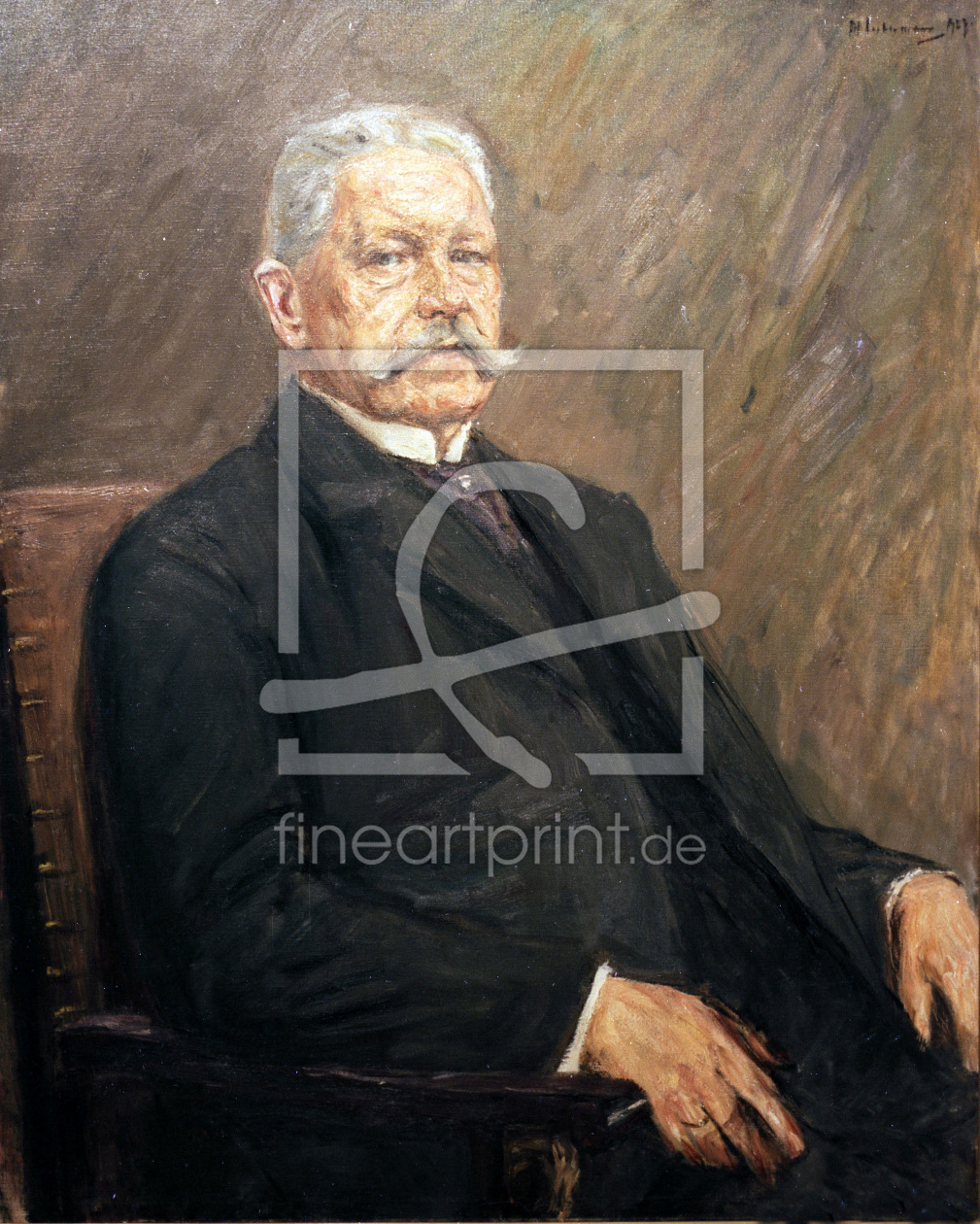 Bild-Nr.: 30004878 Paul von Hindenburg/Painting/Liebermann erstellt von Liebermann, Max