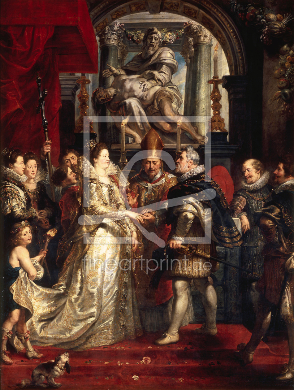 Bild-Nr.: 30005044 Rubens / Marriage of Marie de' Medici Bild-Nr.: 30005044 Rubens / Marriage of Marie de' Medici erstellt von Rubens, Peter Paul