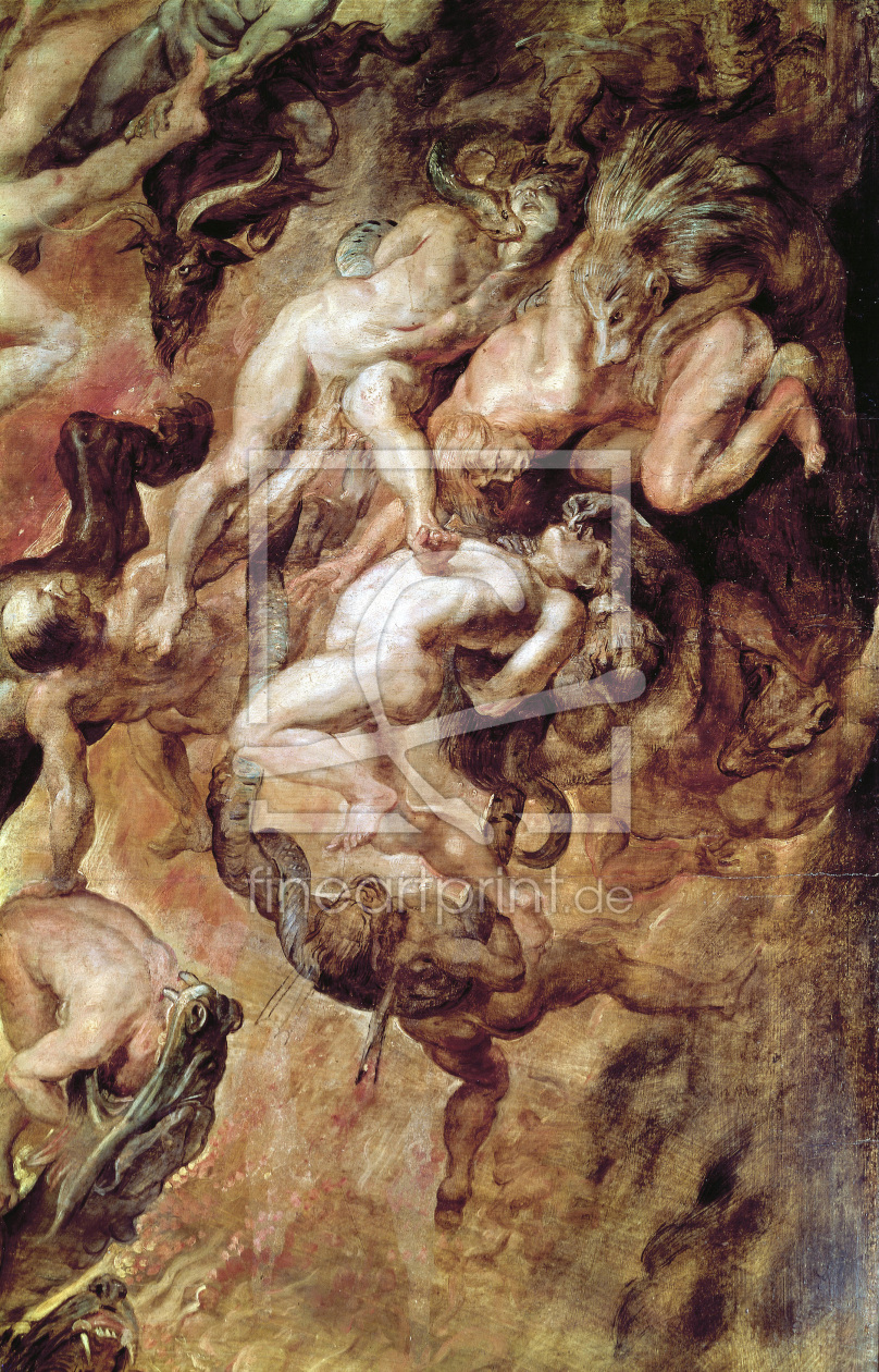 Bild-Nr.: 30005054 Descent into Hell / Rubens erstellt von Rubens, Peter Paul