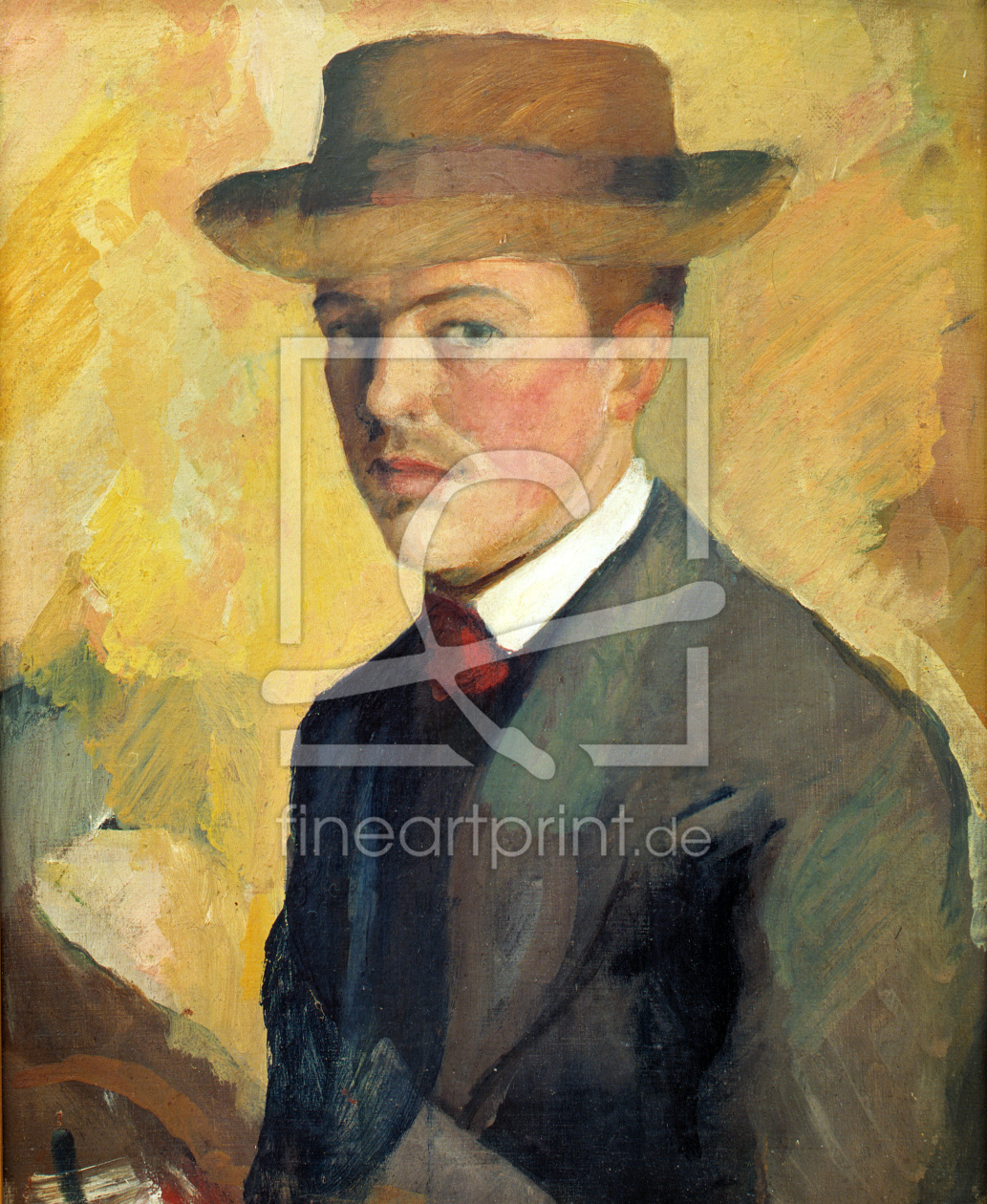 Bild-Nr.: 30005074 August Macke, Self-portrait 1909 erstellt von Macke, August