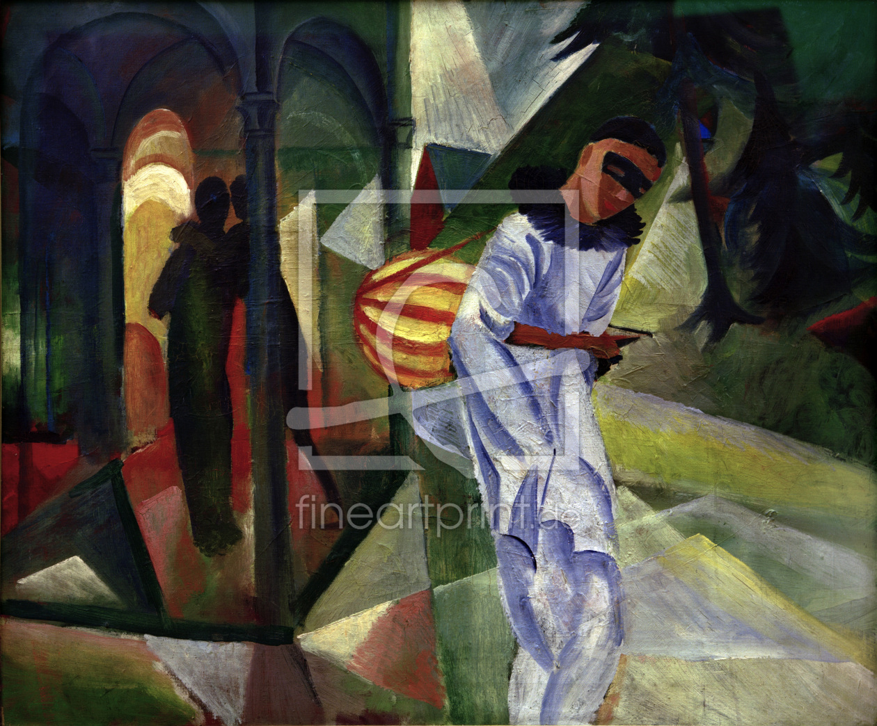 Bild-Nr.: 30005076 August Macke, Pierrot erstellt von Macke, August