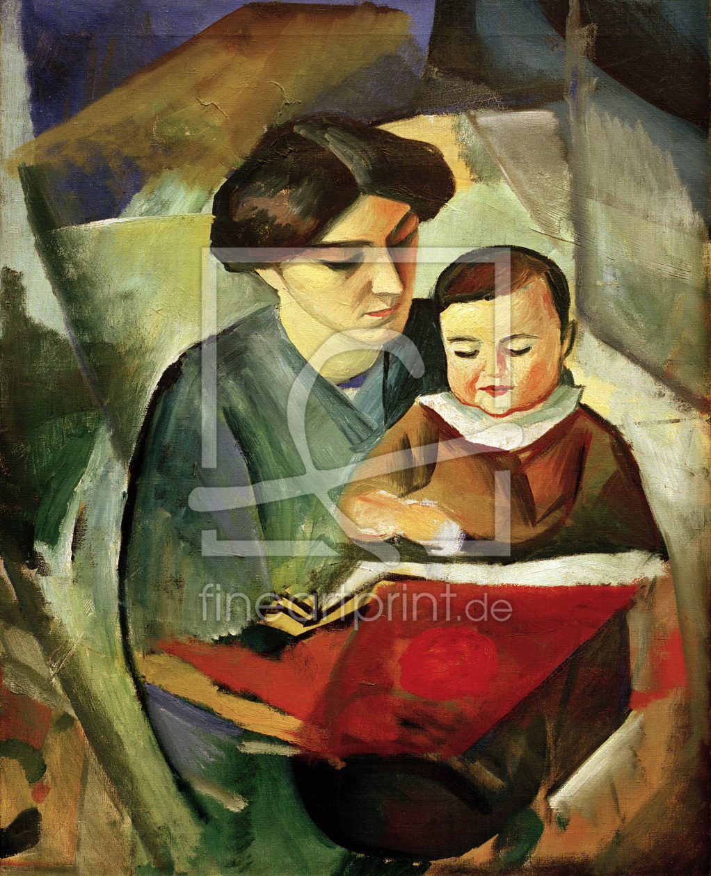 Bild-Nr.: 30005114 August Macke, Elisabeth und Walterchen Bild-Nr.: 30005114 August Macke, Elisabeth und Walterchen erstellt von Macke, August