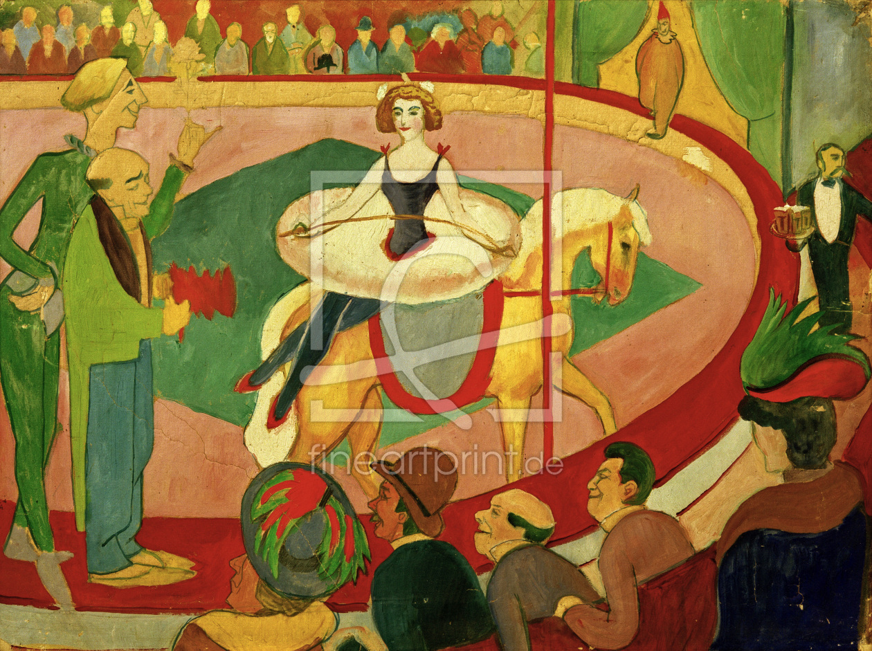 Bild-Nr.: 30005122 A.Macke, Circusbild I: Kunstreiterin erstellt von Macke, August