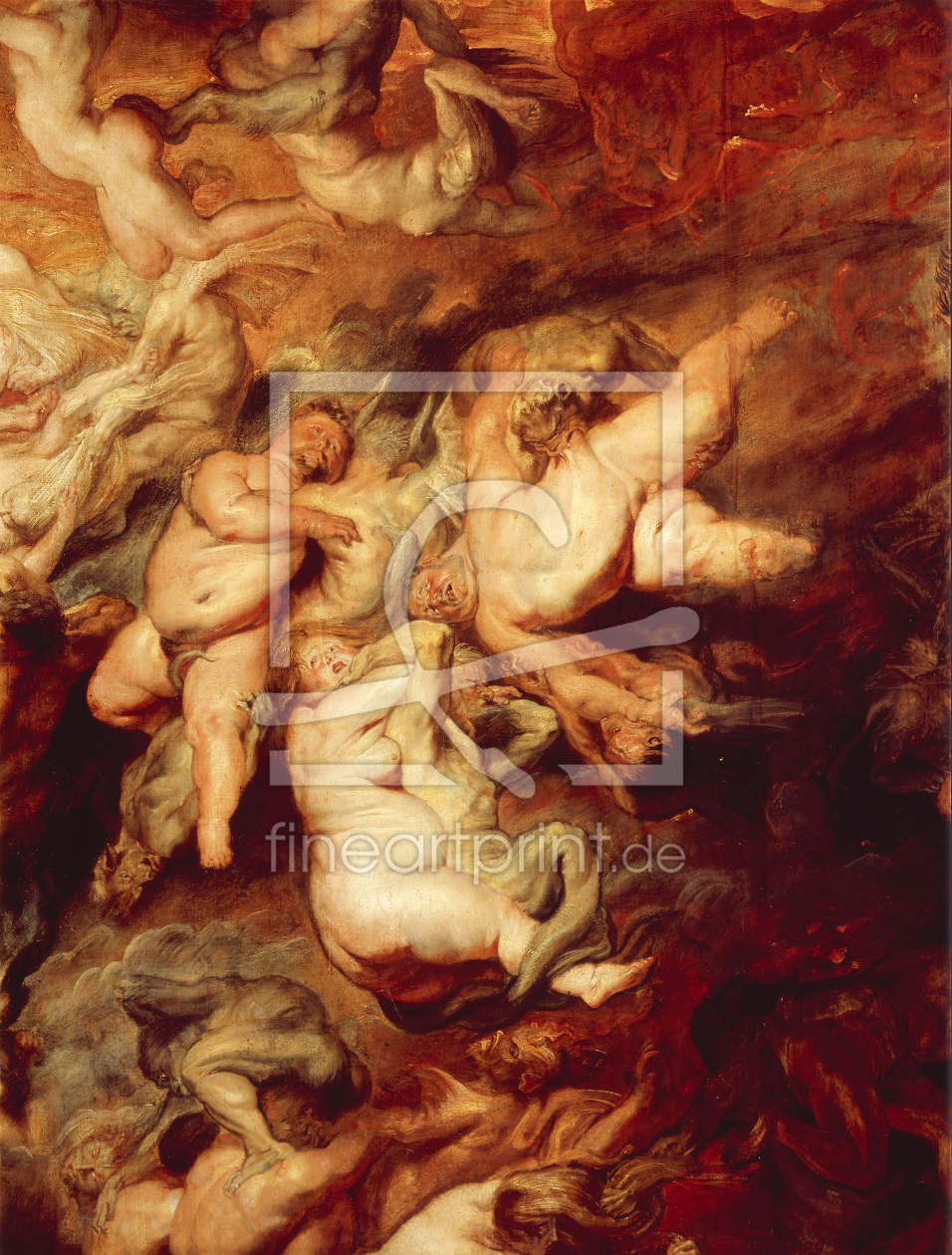 Bild-Nr.: 30005146 Descent into Hell / Rubens erstellt von Rubens, Peter Paul