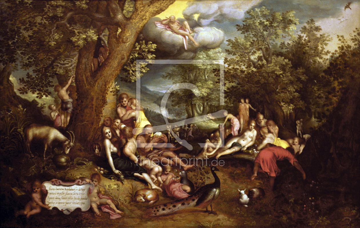 Bild-Nr.: 30005148 J.Brueghel t.E., The Golden Age erstellt von Jan Brueghel der Ältere