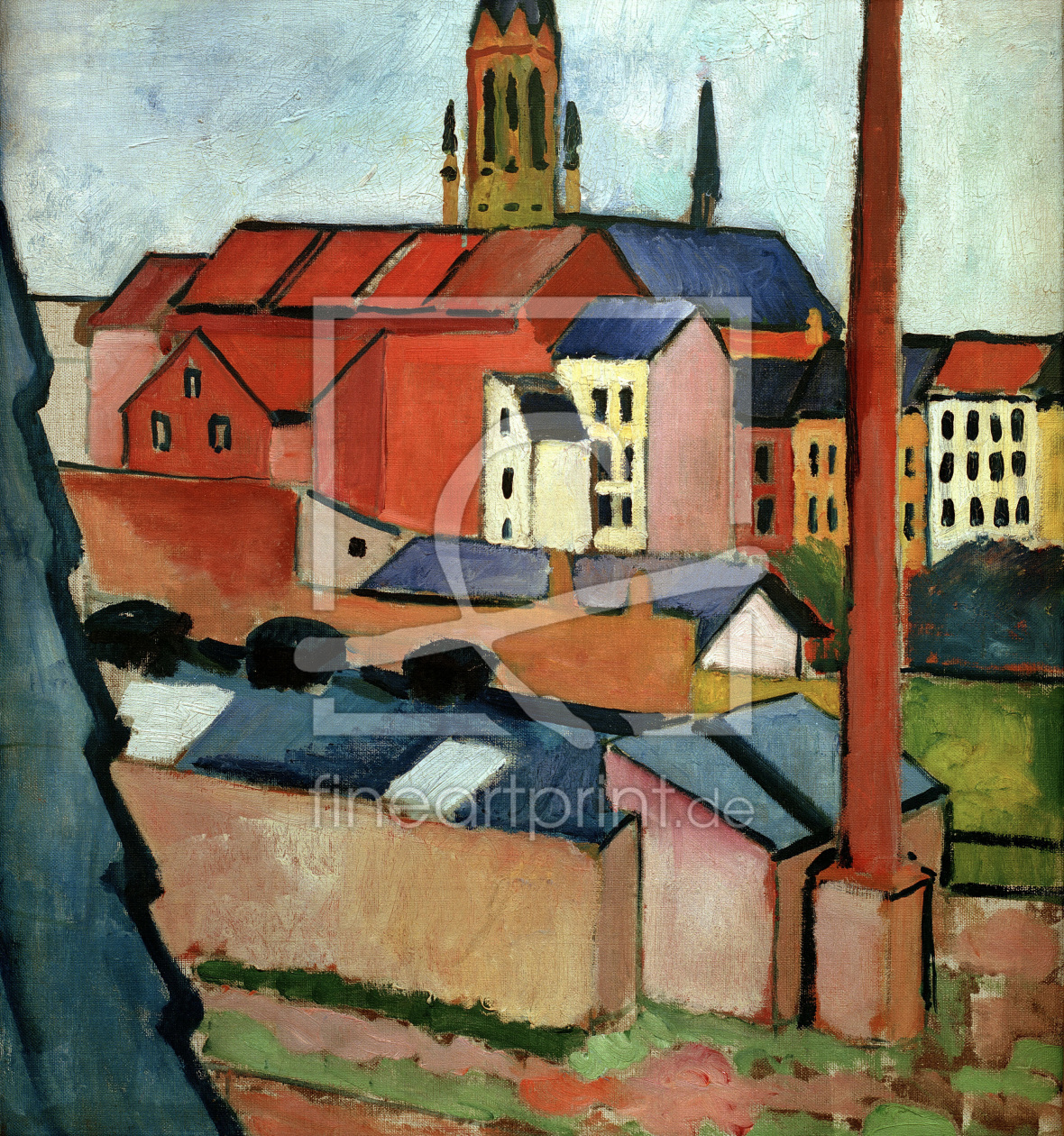 Bild-Nr.: 30005218 A.Macke / St. Mary's Church ... / 1911 erstellt von Macke, August