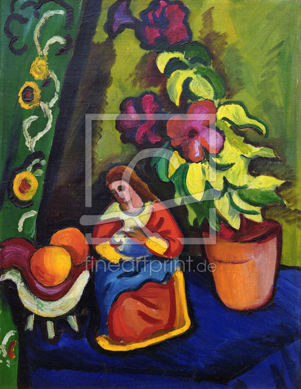 Bild-Nr.: 30005302 August Macke, Stilleben mit Madonna Bild-Nr.: 30005302 August Macke, Stilleben mit Madonna erstellt von Macke, August
