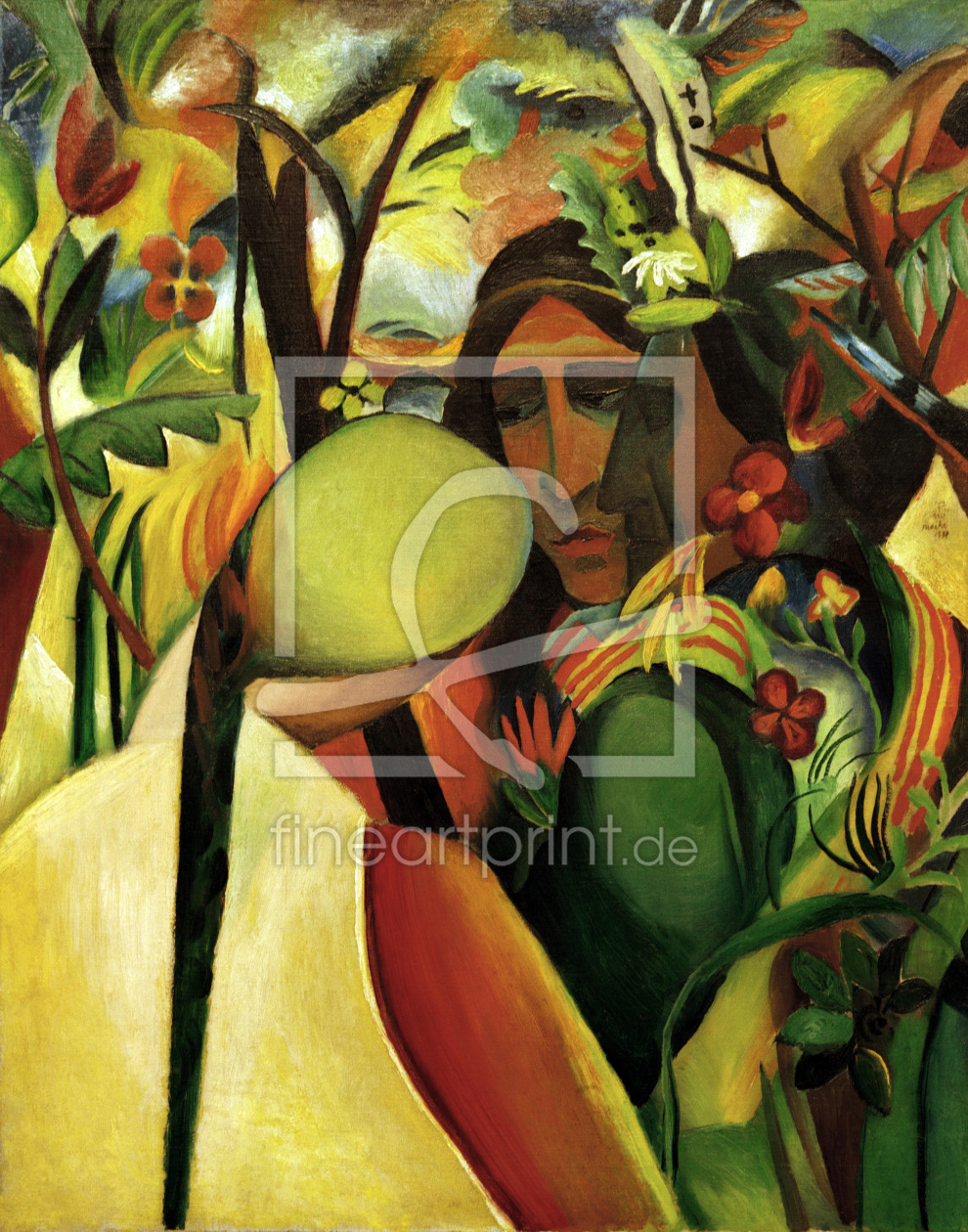 Bild-Nr.: 30005312 August Macke, Native American / 1911 erstellt von Macke, August