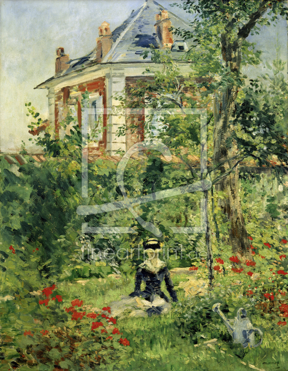 Bild-Nr.: 30005358 Manet / Garden of Bellevue / 1880 erstellt von Manet, Edouard