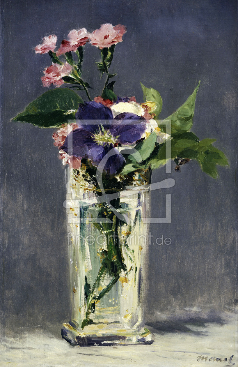 Bild-Nr.: 30005422 Manet / Ragged Robins and Clematis erstellt von Manet, Edouard