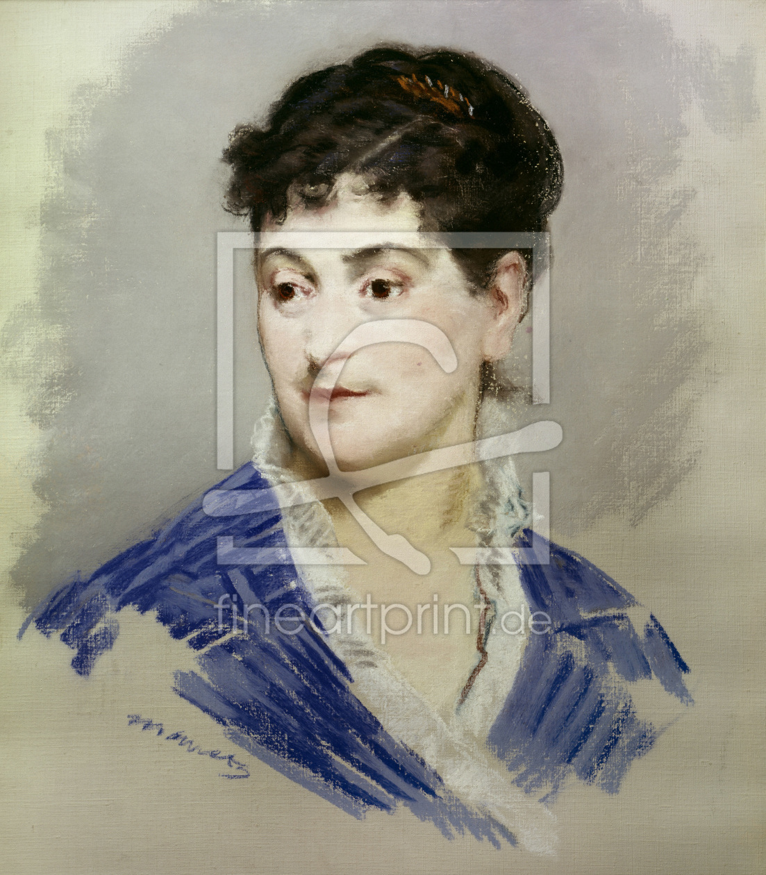 Bild-Nr.: 30005456 Mme Emile Zola / Pastel by E.Manet erstellt von Manet, Edouard