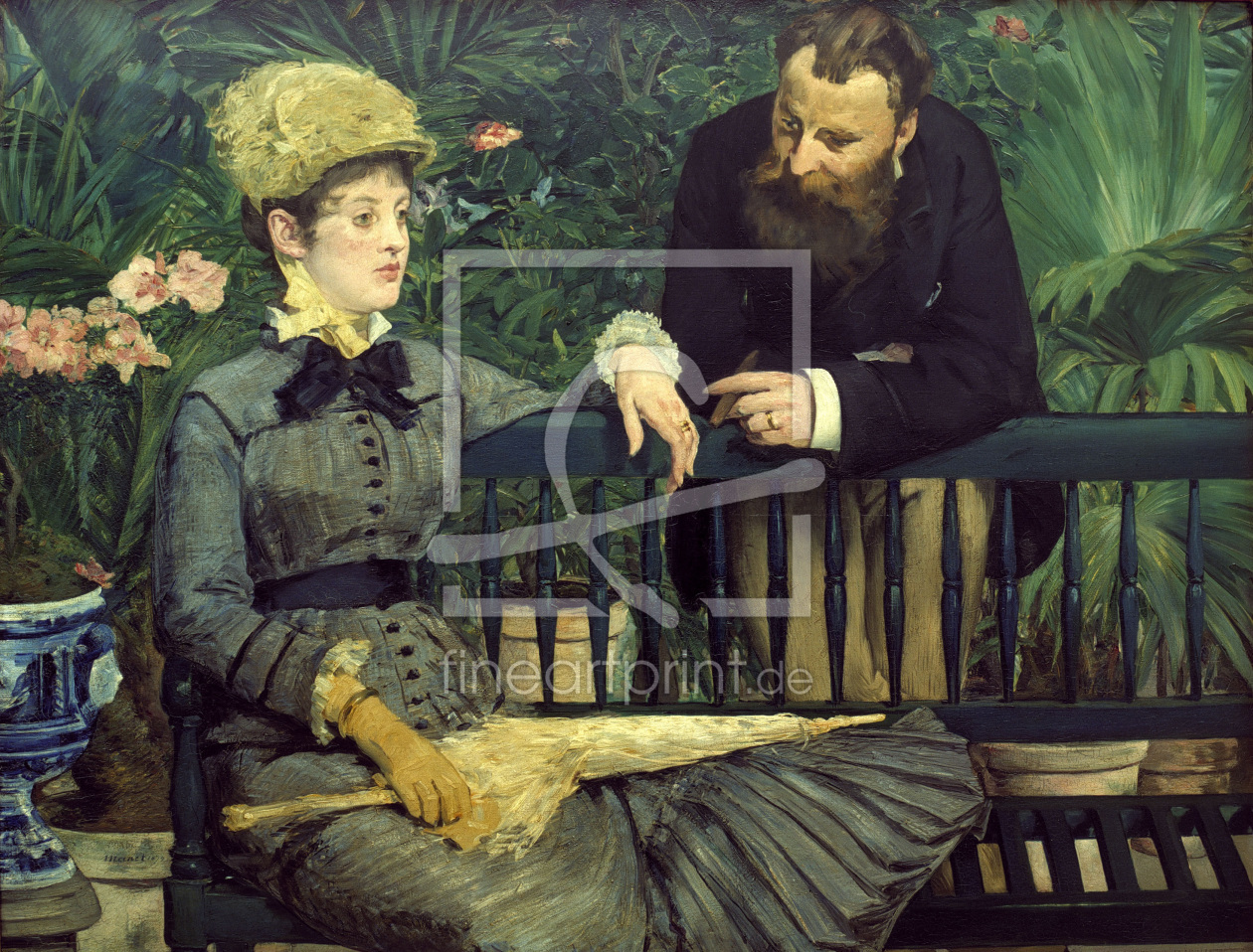 Bild-Nr.: 30005462 Manet / In the winter garden / 1879 erstellt von Manet, Edouard