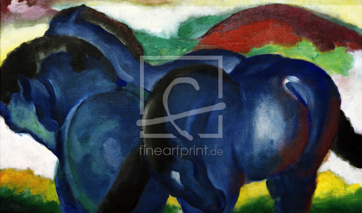 Bild-Nr.: 30005512 Franz Marc / Small Blue Horses / 1911 erstellt von Marc, Franz