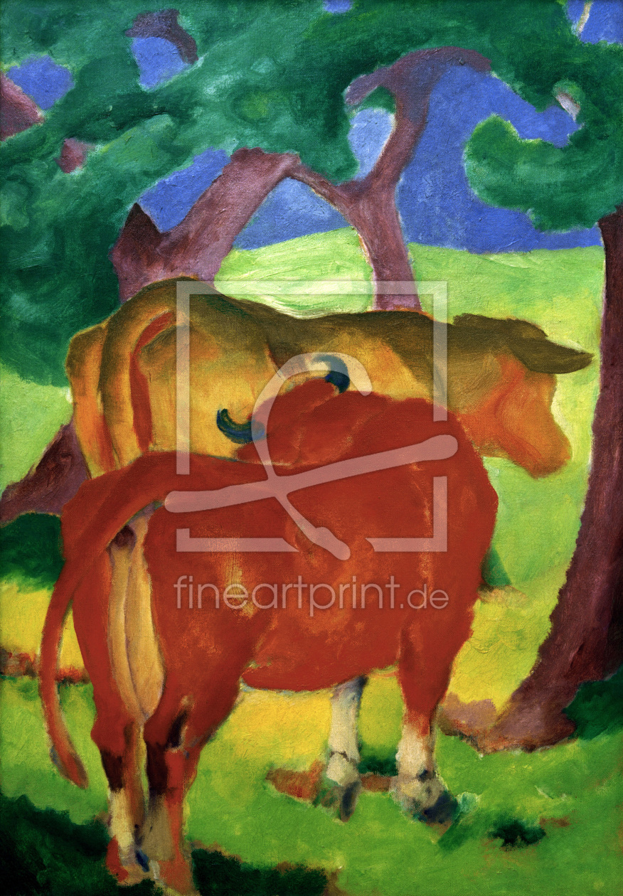 Bild-Nr.: 30005618 Marc / Cows under trees / 1910-11 erstellt von Marc, Franz