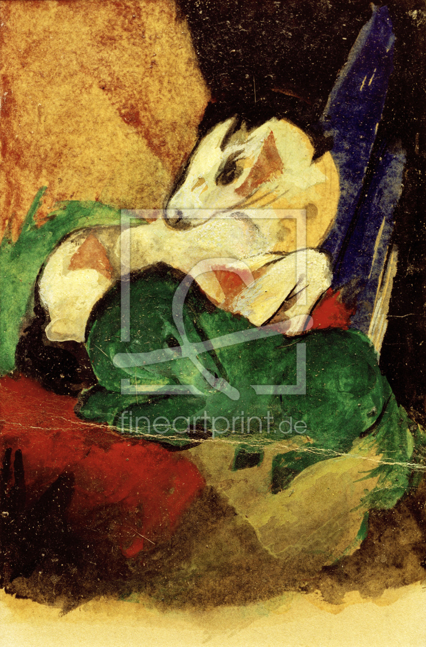 Bild-Nr.: 30005630 Franz Marc, Grünes und weißes Pferd erstellt von Marc, Franz