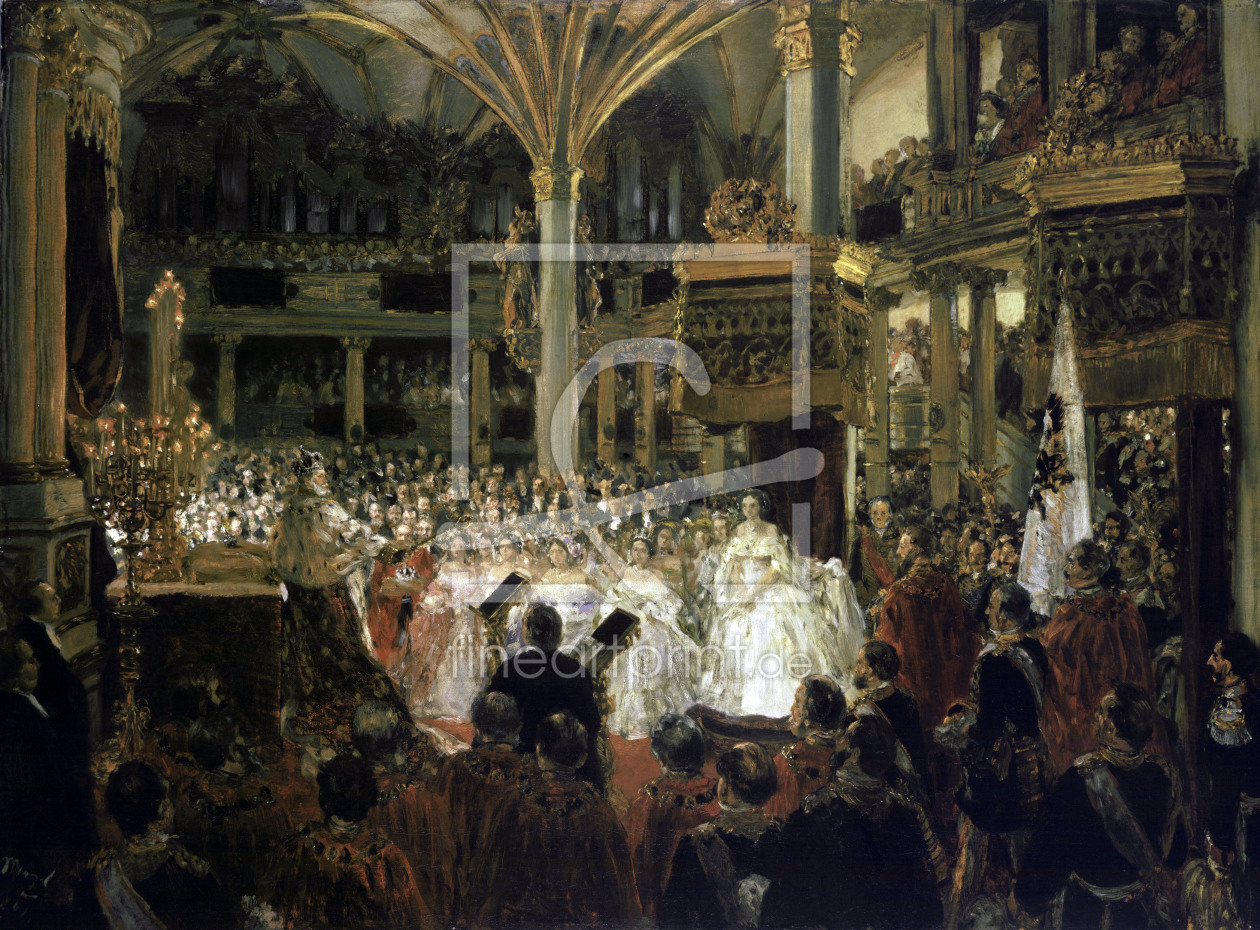 Bild-Nr.: 30005734 Krönung Wilhelms I., 1861 / Menzel Bild-Nr.: 30005734 Krönung Wilhelms I., 1861 / Menzel erstellt von von Menzel, Adolph Friedrich Erdmann